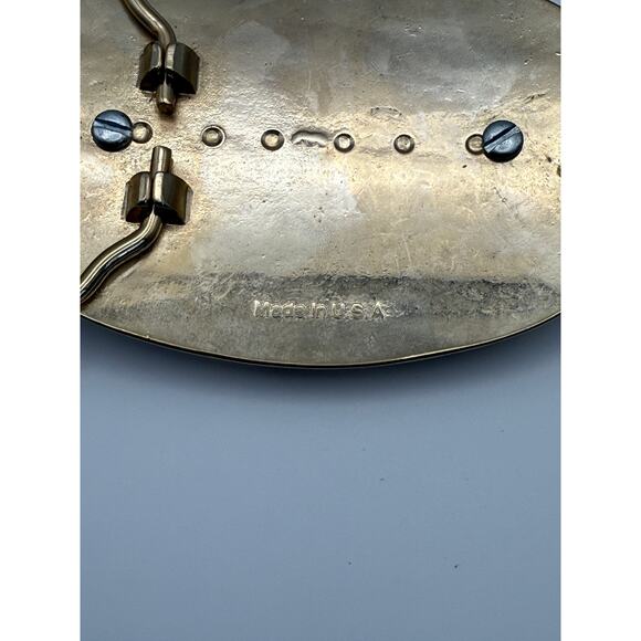 Bergamot‎ Bronze Belt Buckle with Brown Stone Accent - Picture 4 of 4